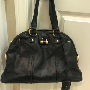 Authentic Black YSL Muse Handbag
